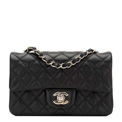 chanel rectangle mini black light gold hardware|CHANEL Lambskin Quilted Mini Rectangular Flap Black.